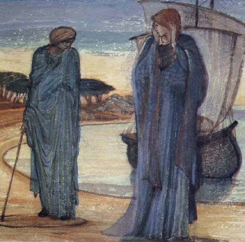 Sir Edward Coley Burne-Jones The Magic Circle China oil painting art